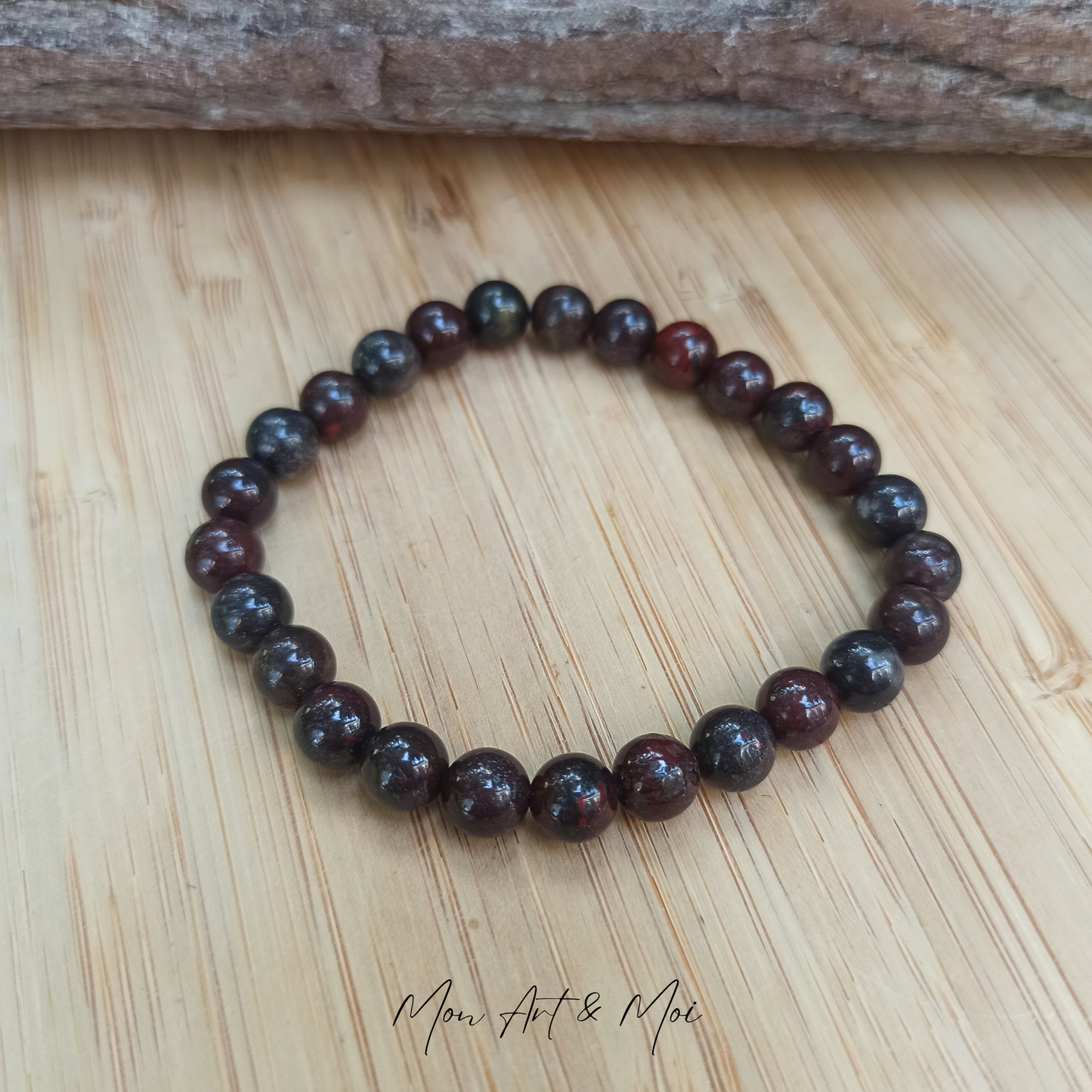 Bracelet Jaspe Arc en Ciel 6mm