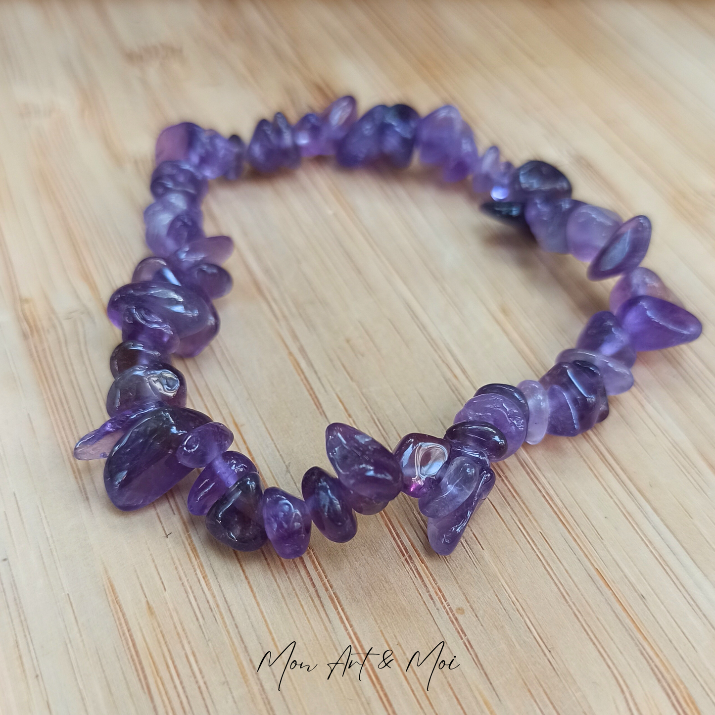 Bracelet baroque Améthyste