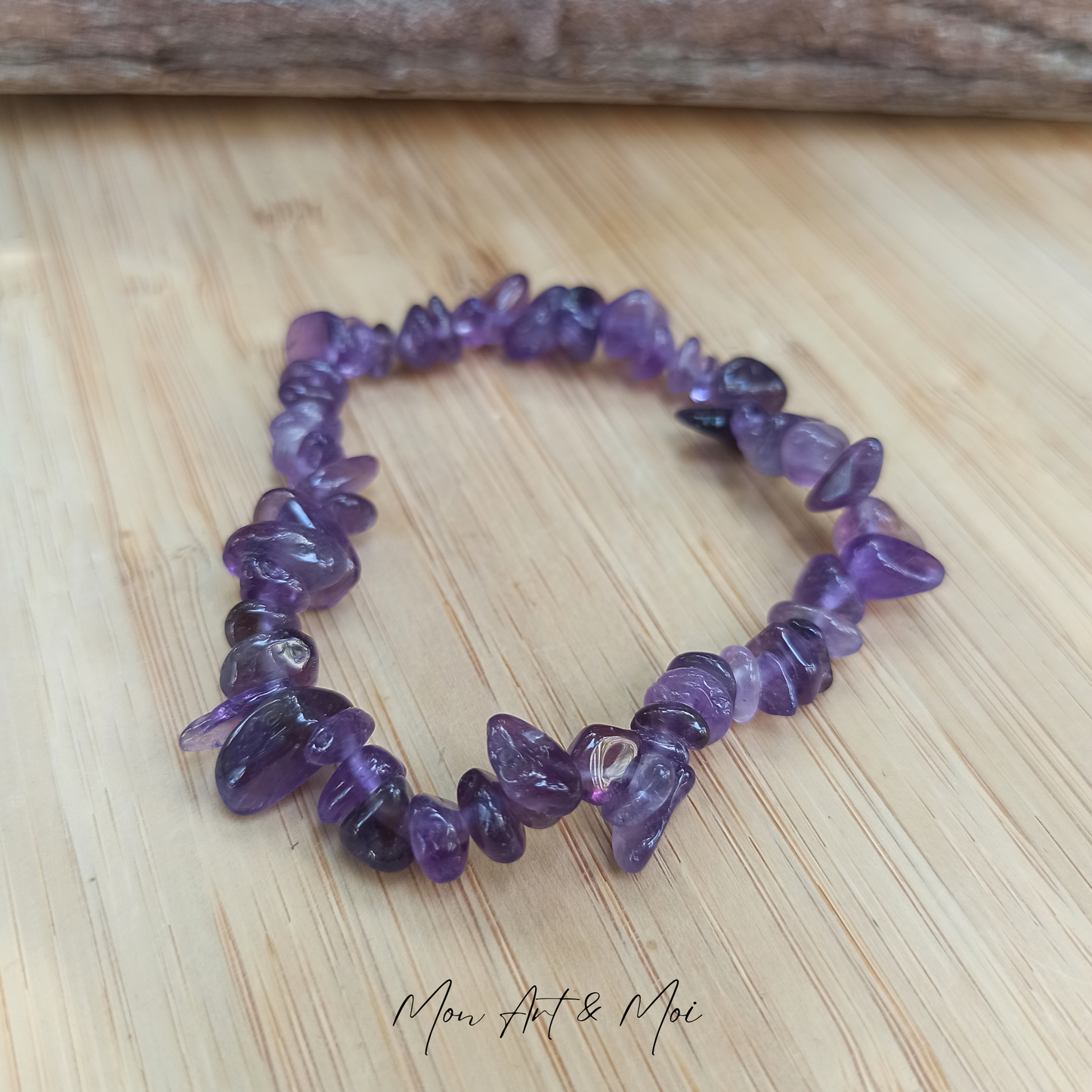 Bracelet baroque Améthyste