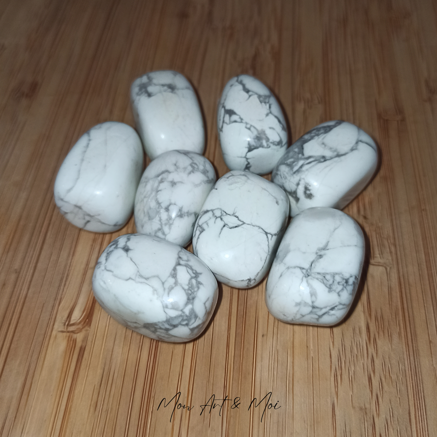 Howlite roulée