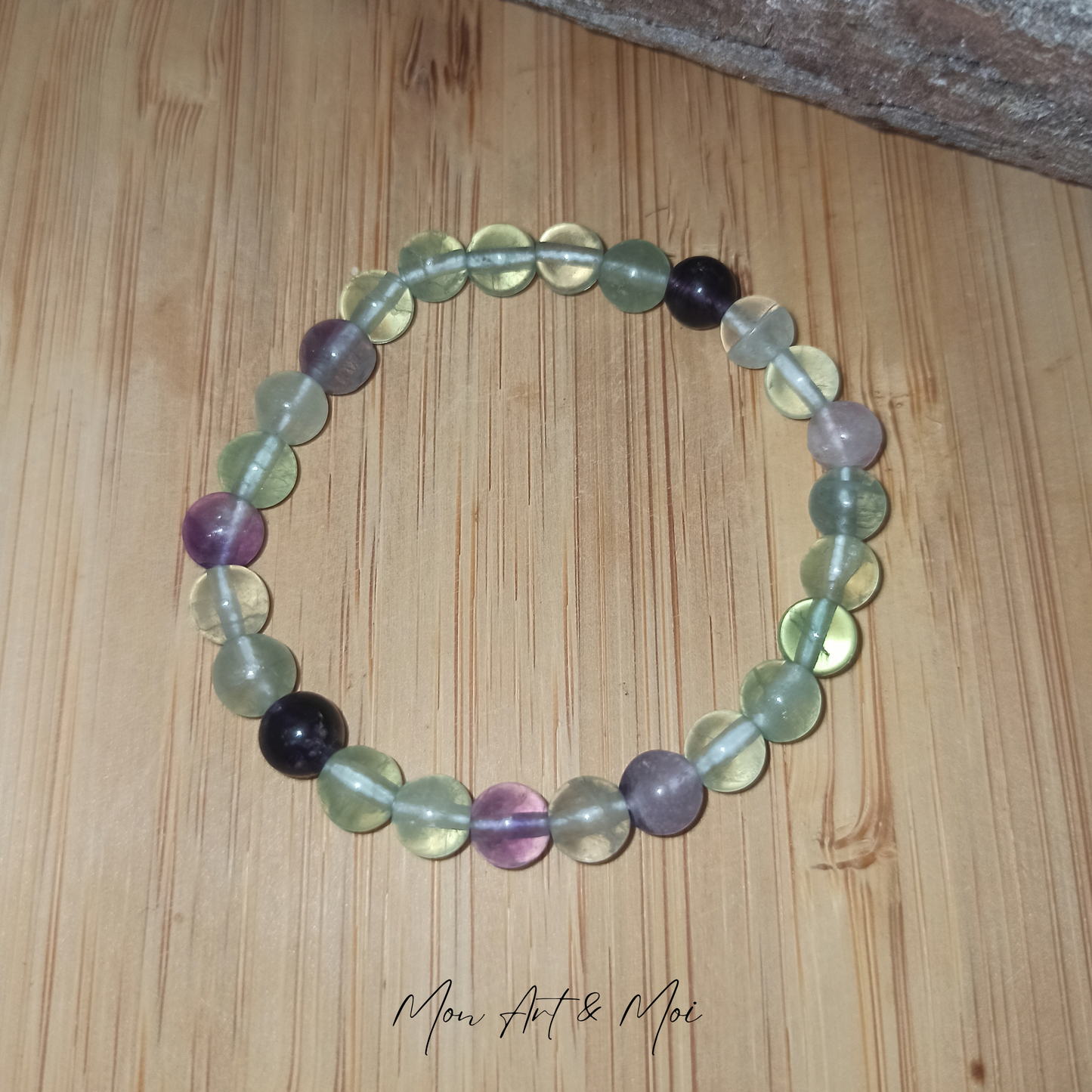 Bracelet Fluorite multi (6mm)