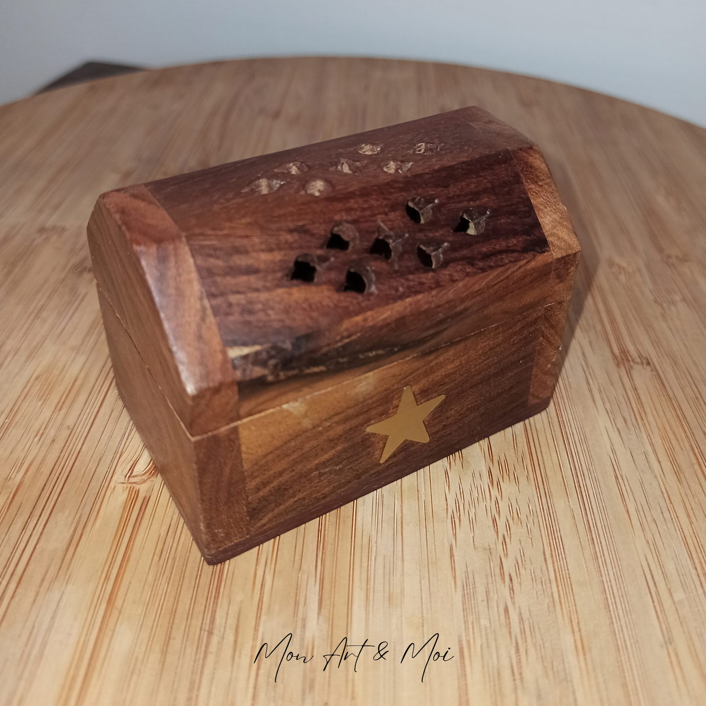 Boîte porte encens étoile