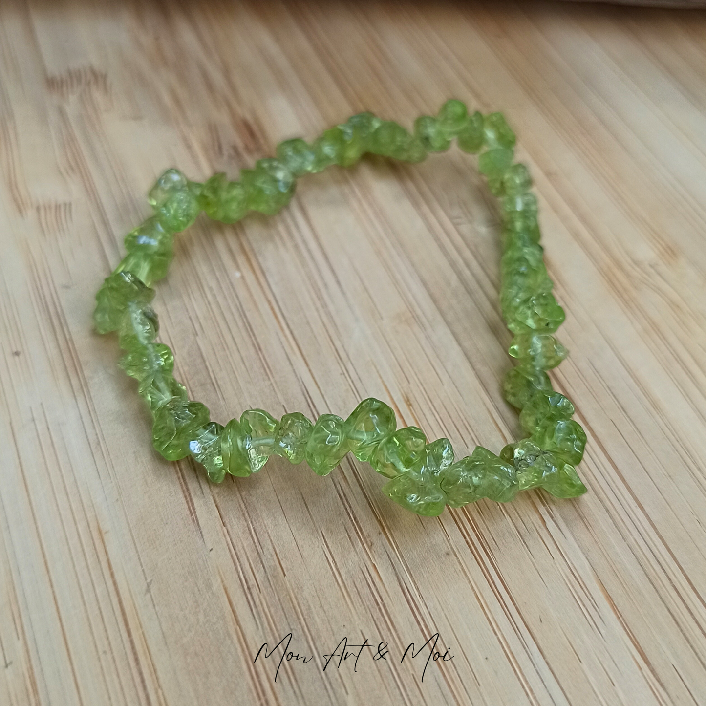 Bracelet baroque Péridot