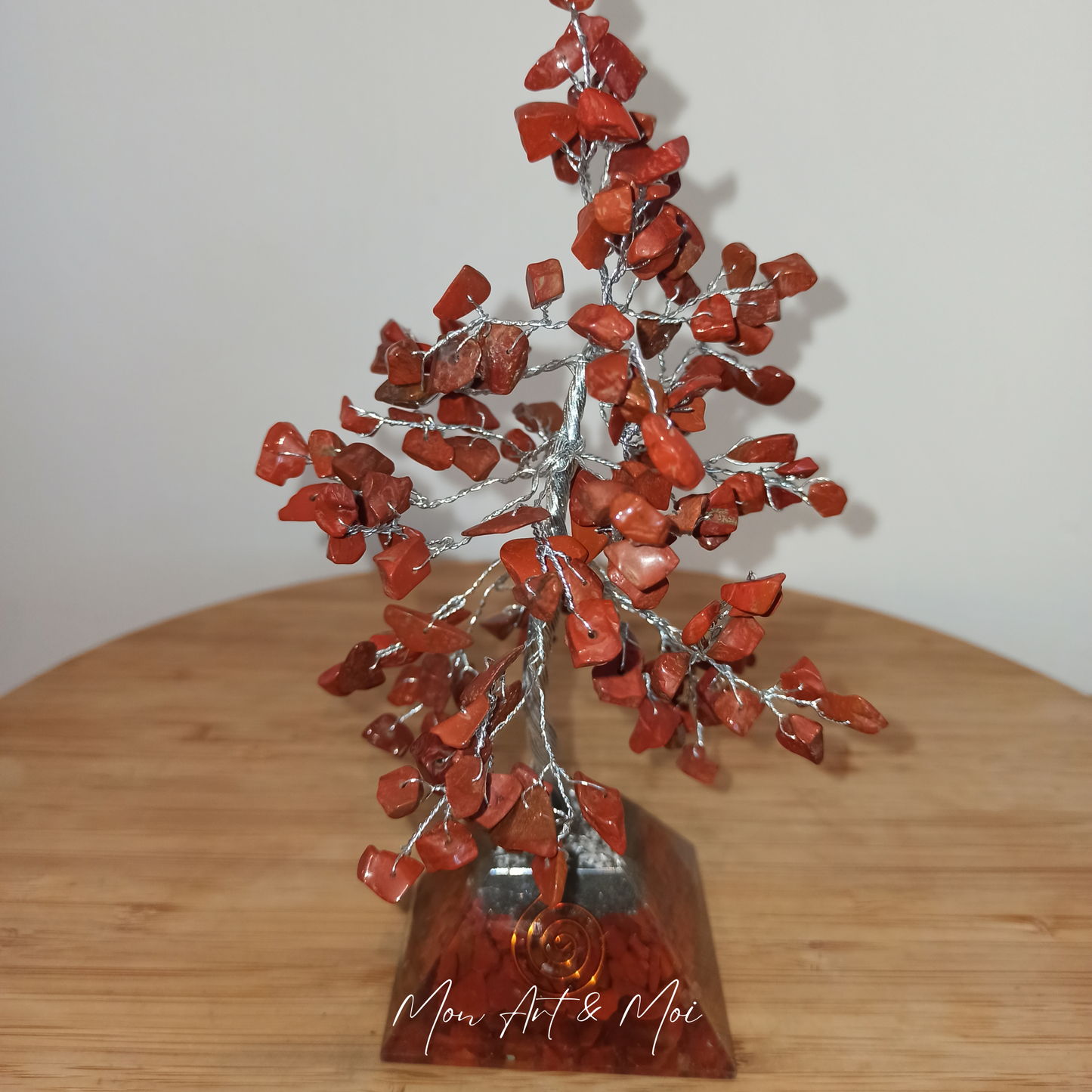Arbre du bonheur Jaspe Rouge