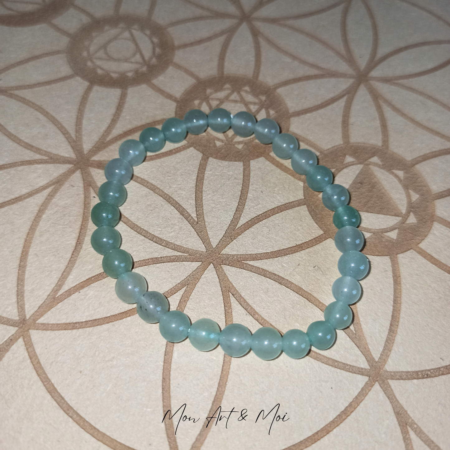 Bracelet Aventurine Verte 6mm