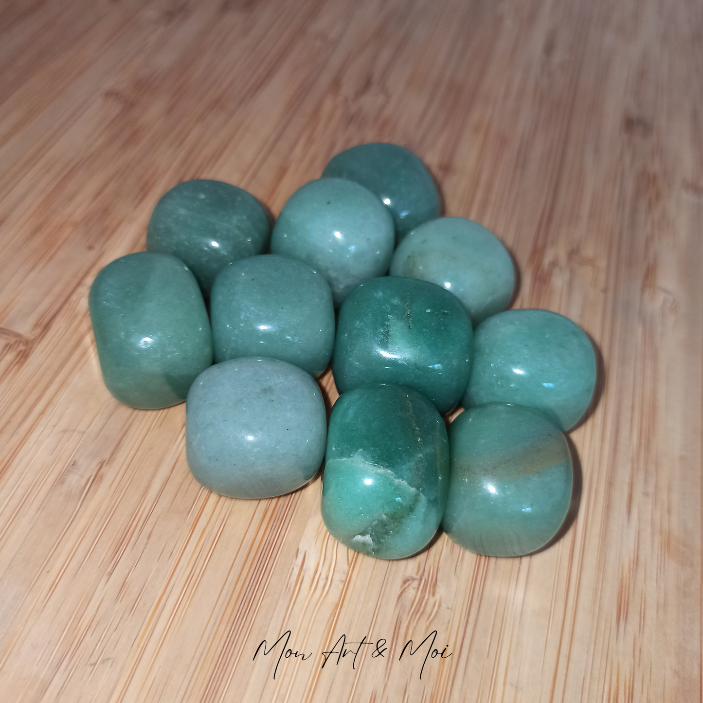 Aventurine verte roulée