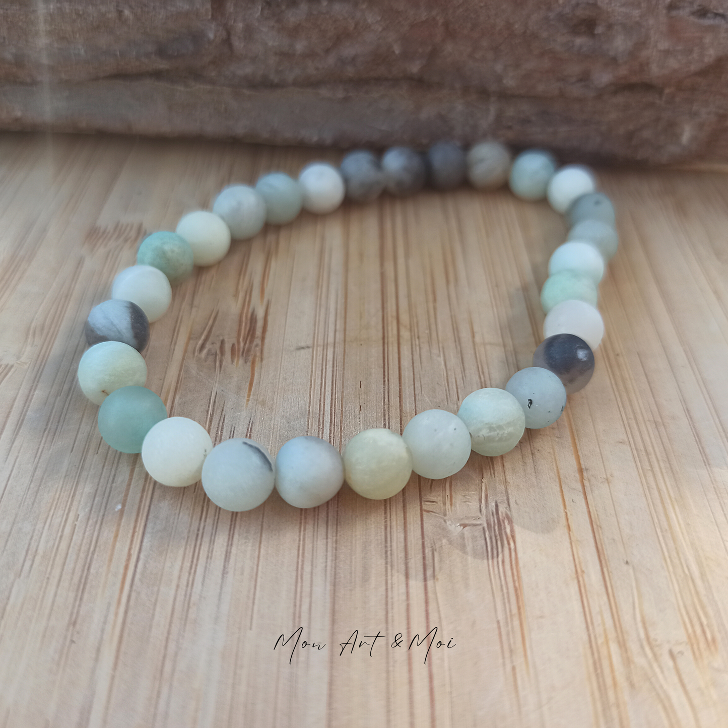 Bracelet Amazonite 6mm