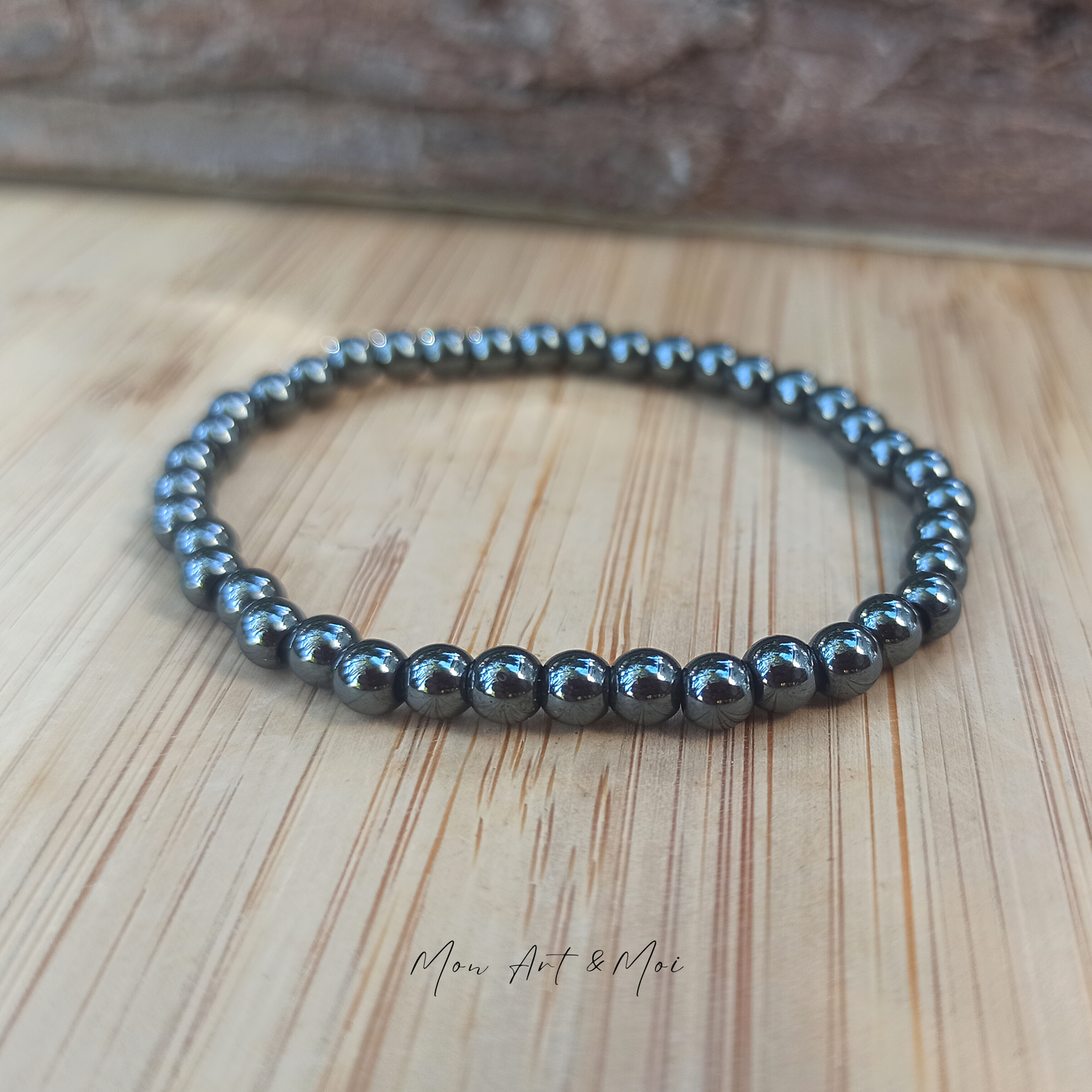 Bracelet Hematite 4mm