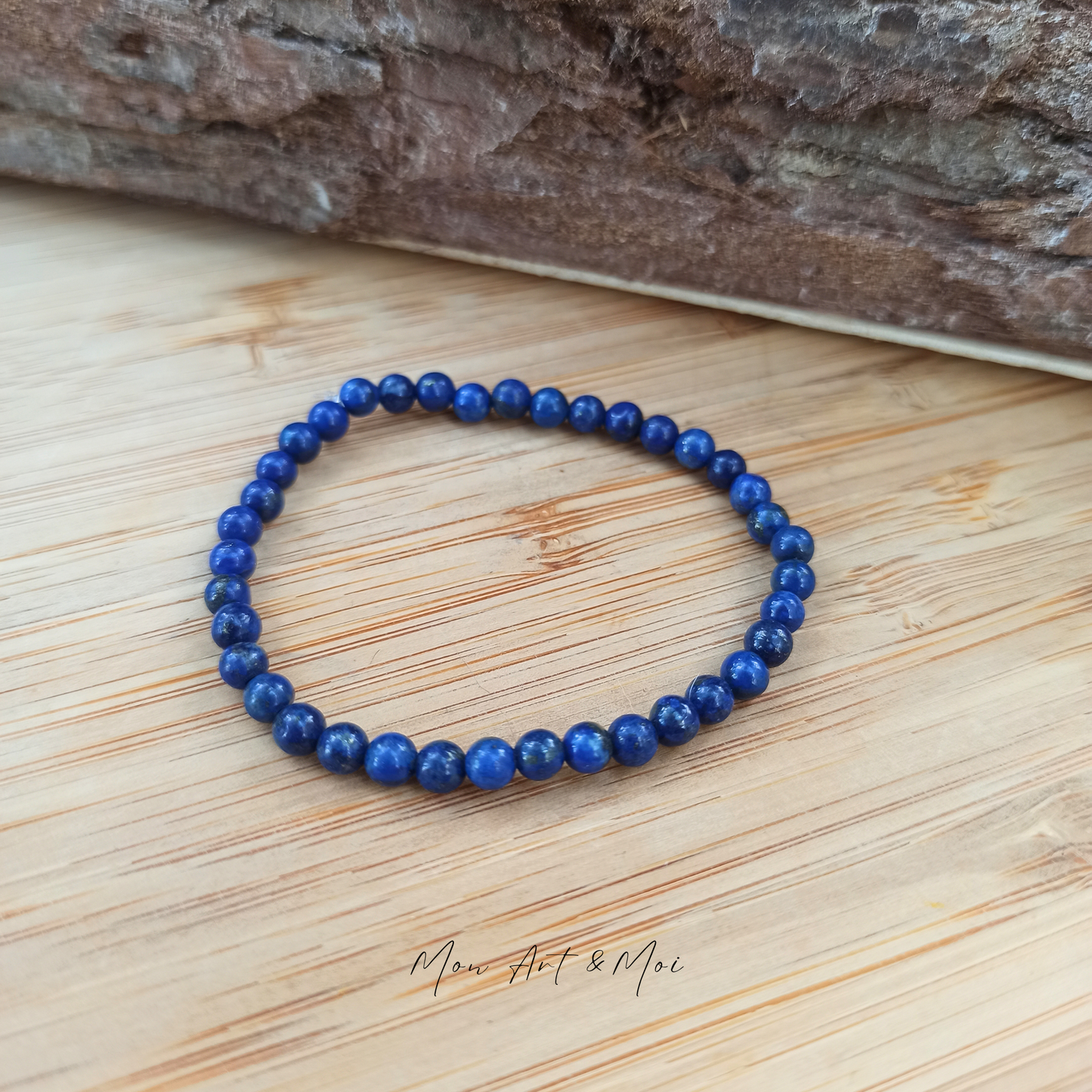 Bracelet enfant Lapis Lazuli 4mm