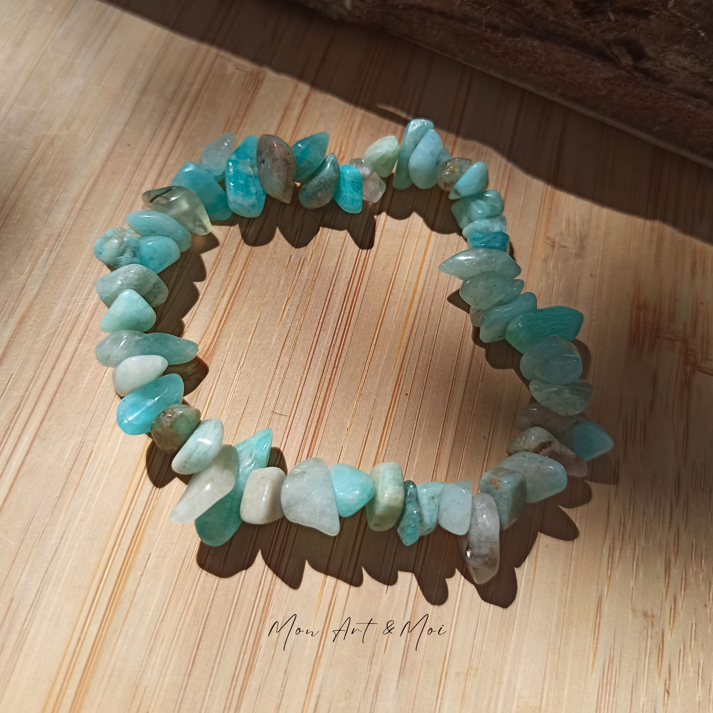 Bracelet baroque Amazonite