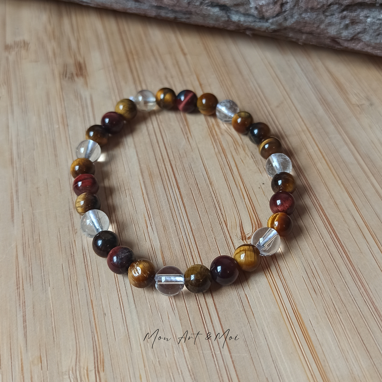 Bracelet 6mm Courage & Protection