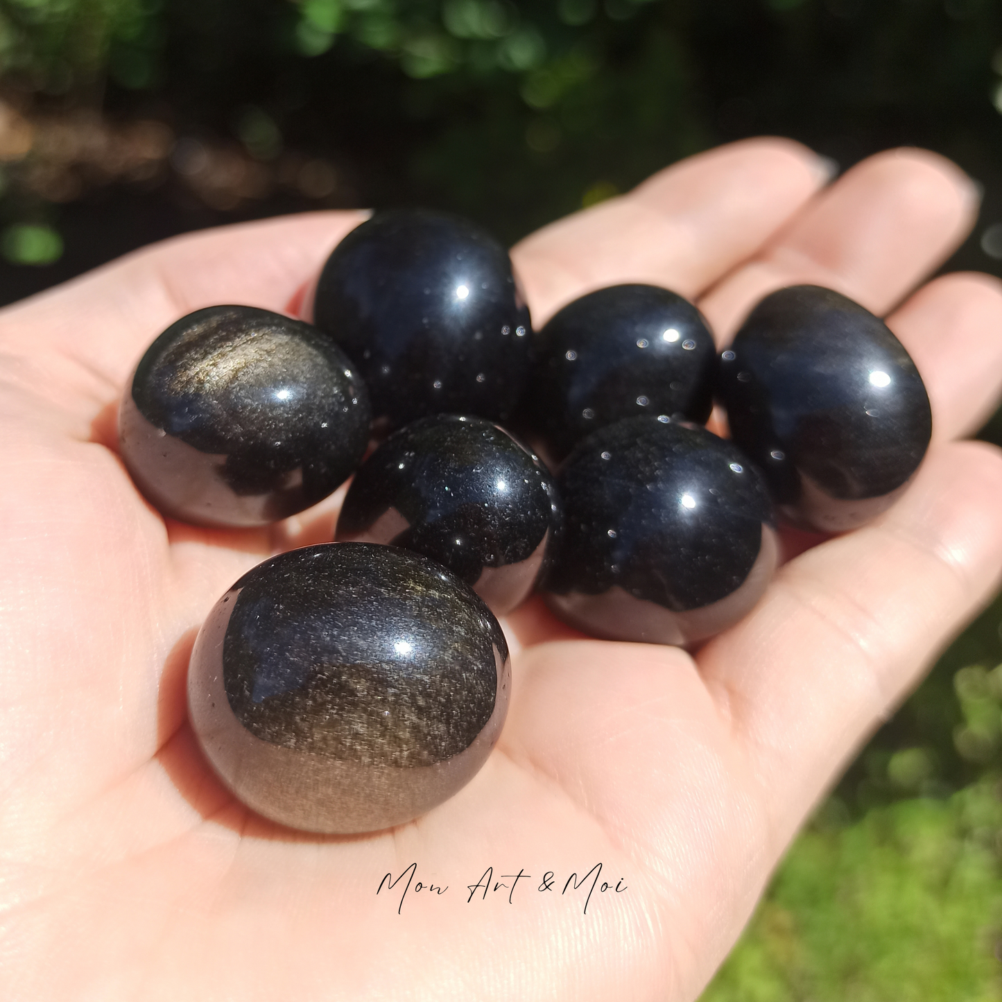 Obsidienne Dorée roulée