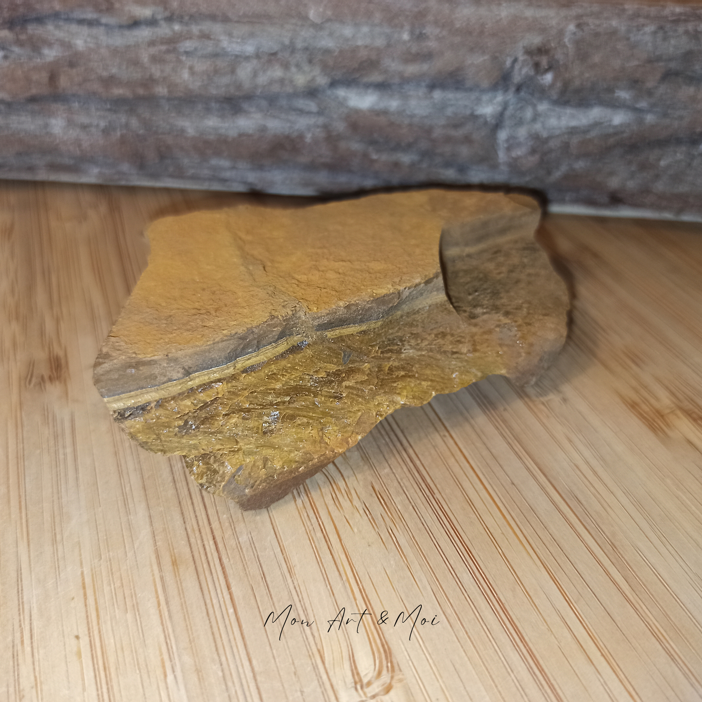 Pierre brute Oeil de tigre 131g