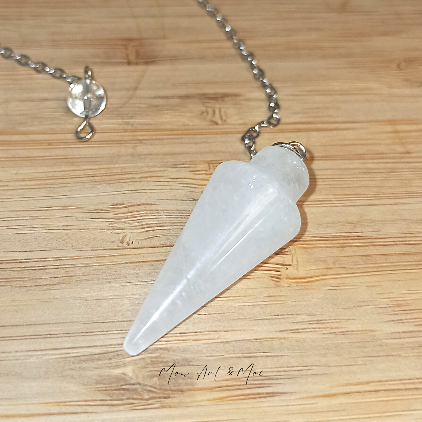 Pendule goutte Cristal de roche