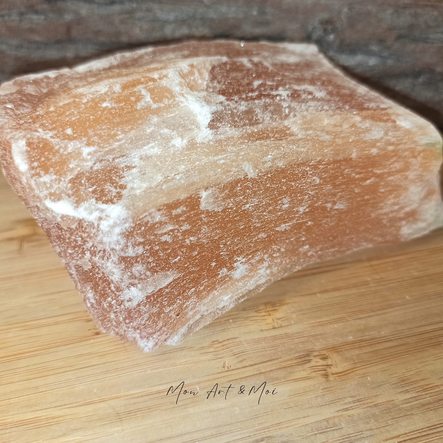 Pierre brute Sélénite 687g