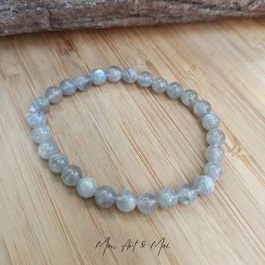Bracelet Labradorite 6mm