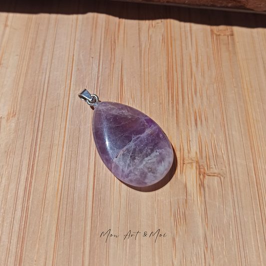 Pendentif Larme Améthyste