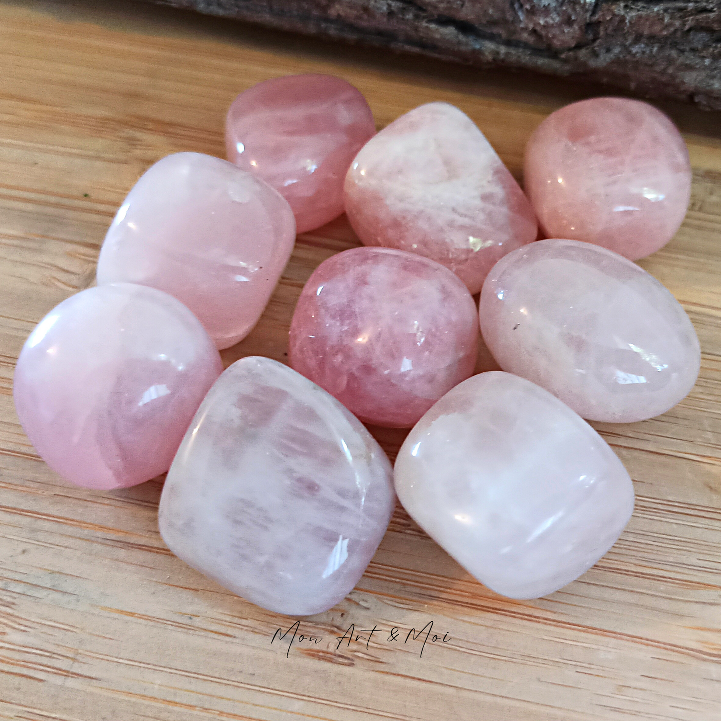 Quartz Rose roulé