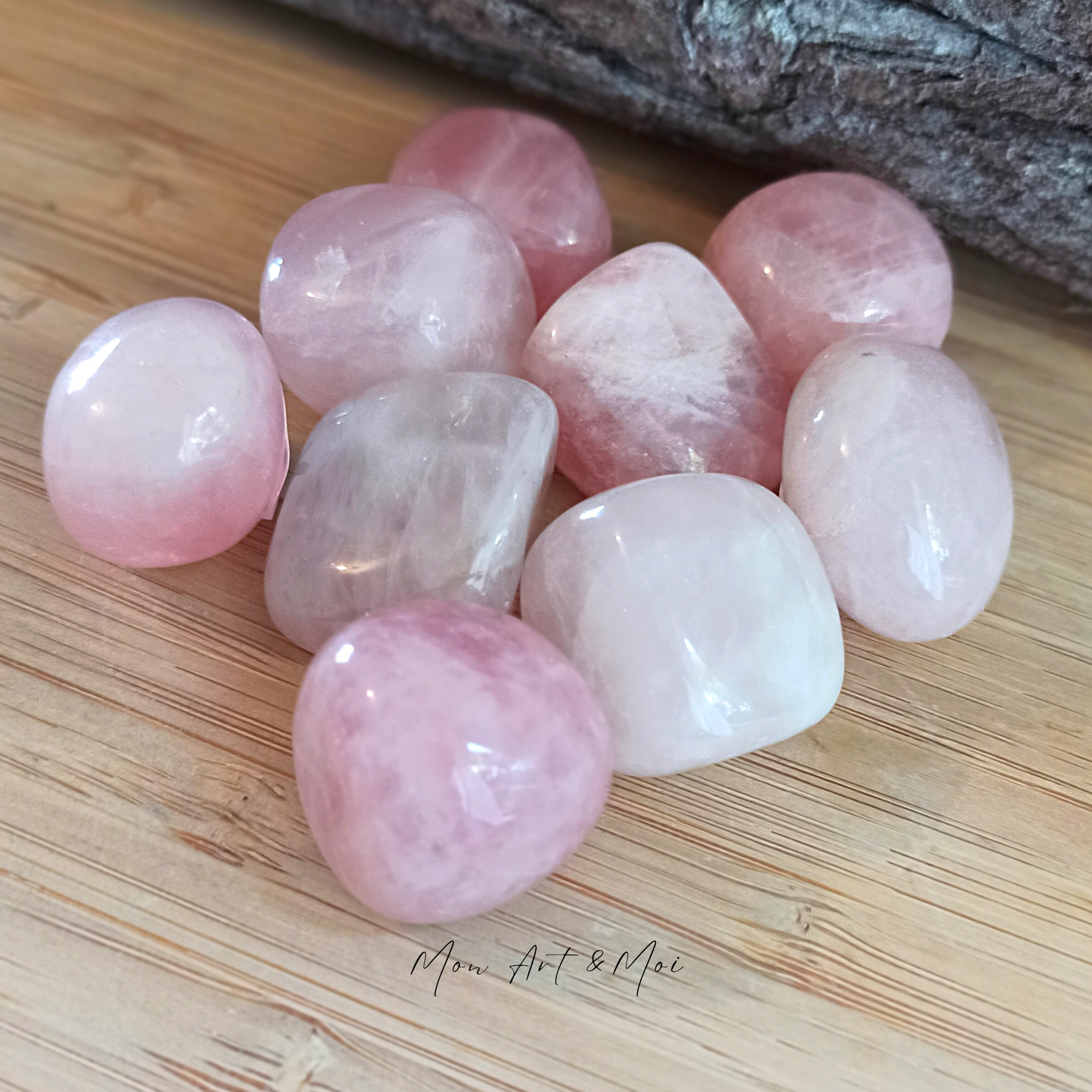 Quartz Rose roulé